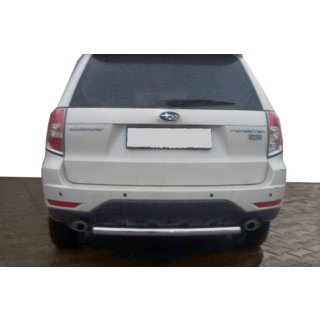 Задня дуга AK002 (нерж) Subaru Forester 2008-2013 рр. фото 3