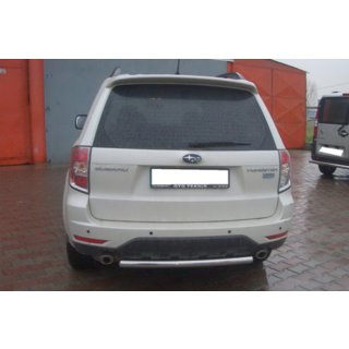 Задня дуга AK002 (нерж) Subaru Forester 2008-2013 рр. фото 1