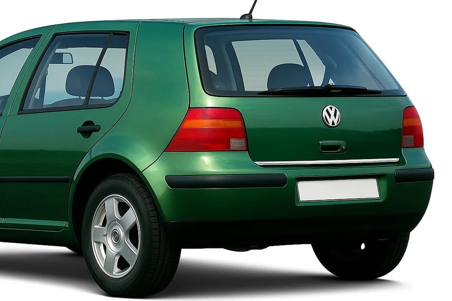 Volkswagen Golf 4 1997-2006 рр. Кромка багажника (нерж) Фото 2