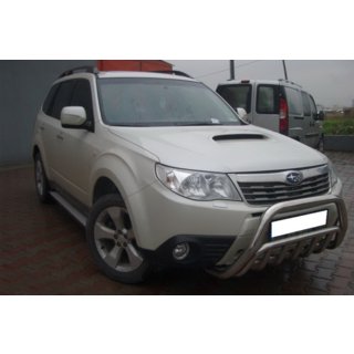 Кенгурятник WT002 (нерж.) Subaru Forester 2008-2013 рр. фото 3