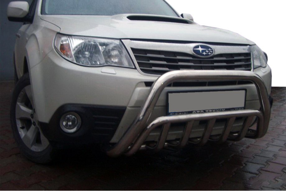 Subaru Forester 2008-2013 рр. Кенгурятник WT002 (нерж.) Image