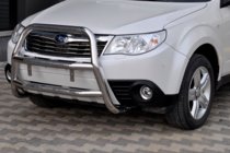 Subaru Forester 2008-2013 рр. Кенгурятник WT018 (нерж.) фото 2