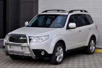 Subaru Forester 2008-2013 рр. Кенгурятник WT018 (нерж.) фото 3