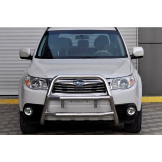 Кенгурятник WT018 (нерж.) Subaru Forester 2008-2013 рр. фото 4