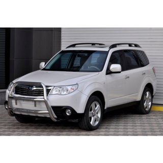 Кенгурятник WT018 (нерж.) Subaru Forester 2008-2013 рр. фото 3