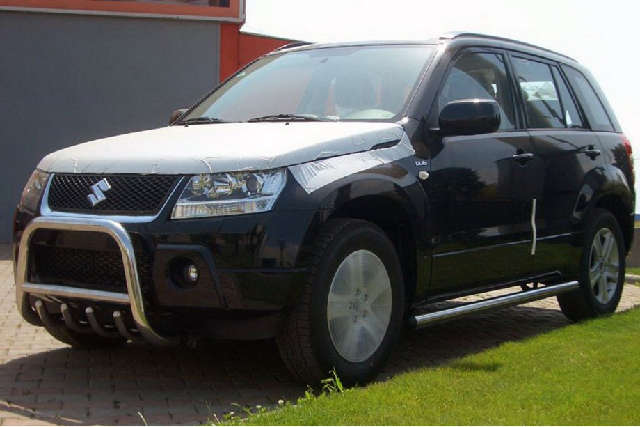 Suzuki Grand Vitara 2005-2017 рр. Кенгурятник QT006 (нерж.) Image