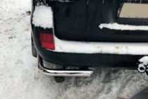 Toyota Land Cruiser 200 2007-2021 рр. Задні куточки AK003 (2 шт., нерж) фото 2