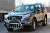 Toyota Land Cruiser Prado 150 2009-2023 рр. Кенгурятник WT002 (нерж) фото 6
