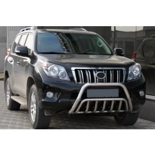 Кенгурятник WT002 (нерж) Toyota Land Cruiser Prado 150 2009-2023 рр. фото 1