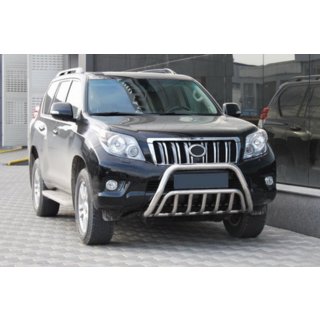 Кенгурятник WT002 (нерж) Toyota Land Cruiser Prado 150 2009-2023 рр. фото 3