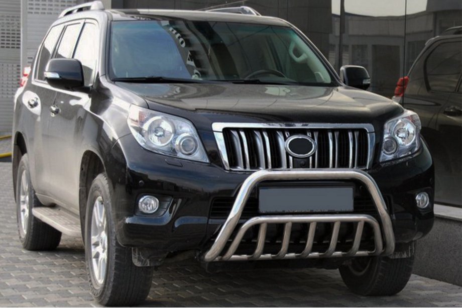 Toyota Land Cruiser Prado 150 2009-2023 рр. Кенгурятник WT002 (нерж) Image