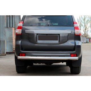 Задня дуга AK002 (нерж) Toyota Land Cruiser Prado 150 2009-2023 рр. фото 1