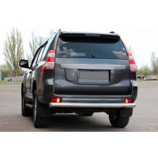 Задня дуга AK002 (нерж) Toyota Land Cruiser Prado 150 2009-2023 рр. фото 2