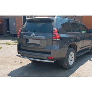 Задня дуга AK002 (нерж) Toyota Land Cruiser Prado 150 2009-2023 рр. фото 4