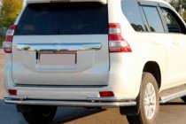 Toyota Land Cruiser Prado 150 2009-2023 рр. Задня дуга AK005-2 (нерж) фото 1