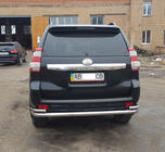 Toyota Land Cruiser Prado 150 2009-2023 рр. Задня дуга AK005-2 (нерж) фото 6
