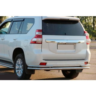 Задня дуга AK005-2 (нерж) Toyota Land Cruiser Prado 150 2009-2023 рр. фото 3