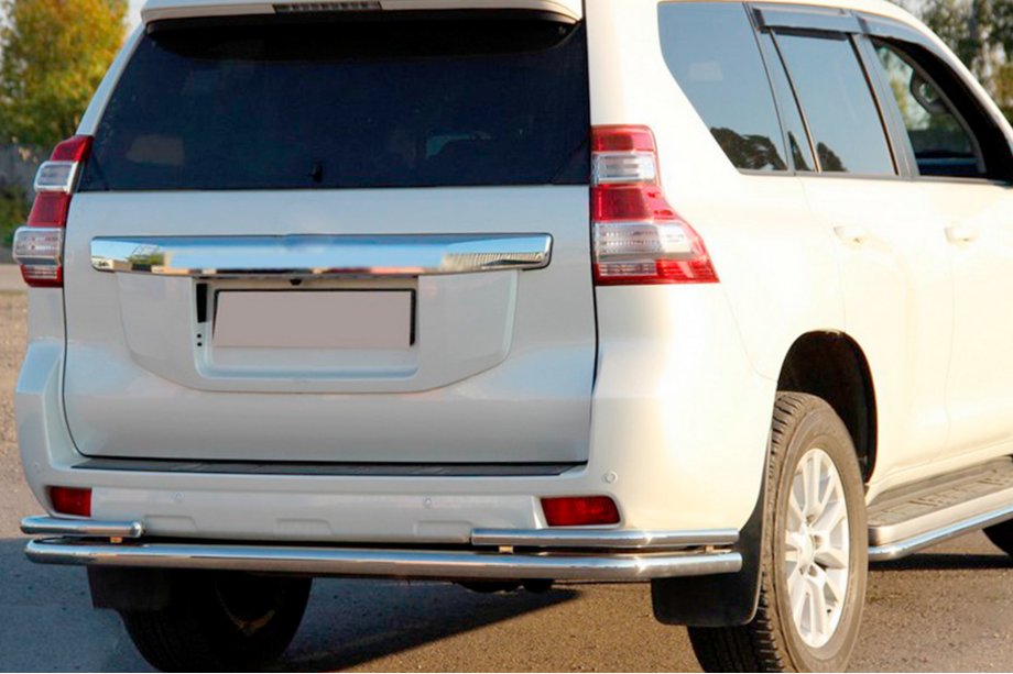 Toyota Land Cruiser Prado 150 2009-2023 рр. Задня дуга AK005-2 (нерж) Image