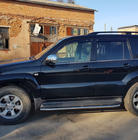 Toyota Land Cruiser Prado 120 2002-2009 рр. Захист бічного порогу BB004 (2 шт., нерж.) фото 4
