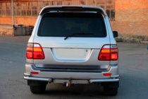 Toyota Land Cruiser 100 1998-2007 рр. Задні куточки AK003-Double (2 шт., нерж) фото 3