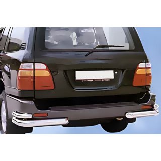 Задні куточки AK003-Double (2 шт., нерж) Toyota Land Cruiser 100 1998-2007 рр. фото 4
