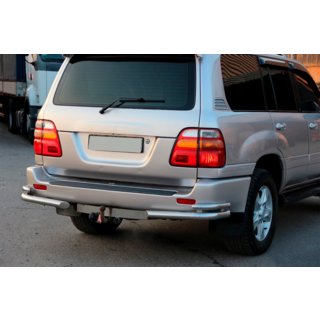 Задні куточки AK003-Double (2 шт., нерж) Toyota Land Cruiser 100 1998-2007 рр. фото 2