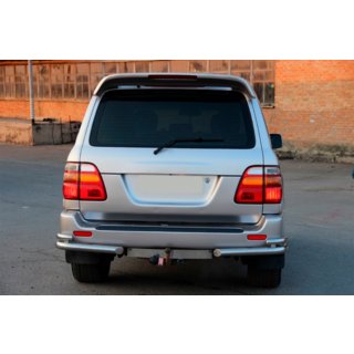 Задні куточки AK003-Double (2 шт., нерж) Toyota Land Cruiser 100 1998-2007 рр. фото 3