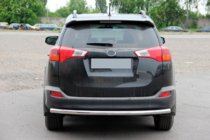 Toyota Rav 4 2013-2018 рр. Задня дуга AK002 (нерж) фото 3
