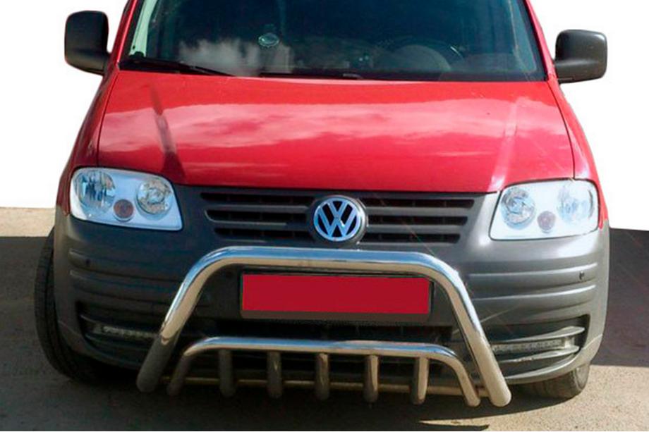 Volkswagen Caddy 2004-2010 рр. Кенгурятник WT002 (нерж) Image