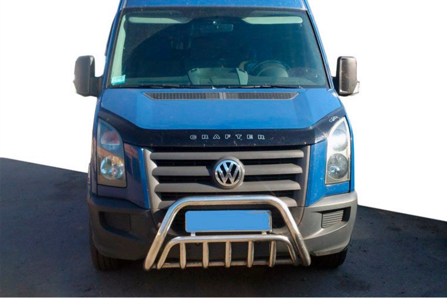 Volkswagen Crafter 2006-2016 рр. Кенгурятник WT002 (нерж) Image