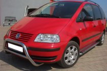 Volkswagen Sharan 1995-2010 рр. Кенгурятник WT005 (нерж) фото 2