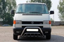 Volkswagen T4 Transporter 1990-2003 рр. Кенгурятник WT002 60мм (нерж) фото 2