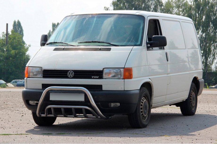 Volkswagen T4 Caravelle/Multivan 1990-2003 рр. Кенгурятник WT002 (нерж) Фото 3