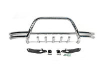 Volkswagen T4 Caravelle/Multivan 1990-2003 рр. Кенгурятник WT003 Plus-2 (нерж) фото 3