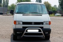 Volkswagen T4 Caravelle/Multivan 1990-2003 рр. Кенгурятник WT022 (нерж) фото 2