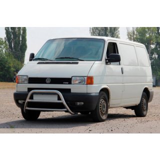 Кенгурятник WT022 (нерж) Volkswagen T4 Caravelle/Multivan 1990-2003 рр. фото 3