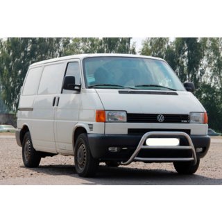 Кенгурятник WT022 (нерж) Volkswagen T4 Caravelle/Multivan 1990-2003 рр. фото 1