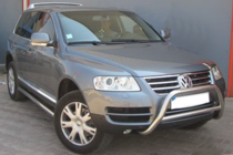 Volkswagen Touareg 2002-2010 рр. Кенгурятник WT005 Colt (нерж) фото 5