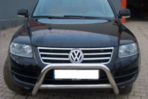 Volkswagen Touareg 2002-2010 рр. Кенгурятник WT005 Colt (нерж) фото 4