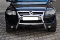 Volkswagen Touareg 2002-2010 рр. Кенгурятник WT005 Colt (нерж) фото 1