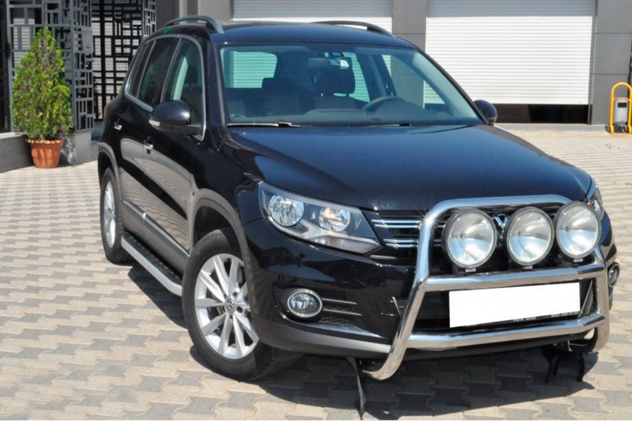 Volkswagen Tiguan 2007-2016 рр. Кенгурятник WT018 (нерж) Image