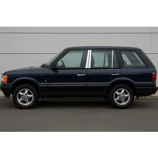 Молдинг дверних стійок (6 шт, нерж) Range Rover II P38A 1997-2002 рр. фото 1