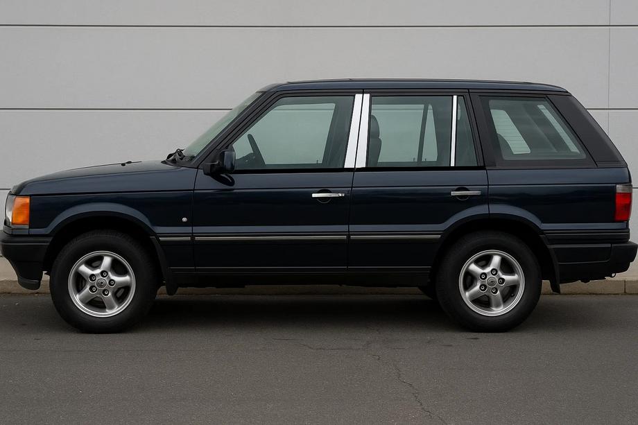 Range Rover II P38A 1997-2002 рр. Молдинг дверних стійок (6 шт, нерж) Image
