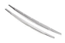 Ford Courier 2014-2023 рр. Накладки на бампер (2014-2018, 2 шт, нерж) фото 4