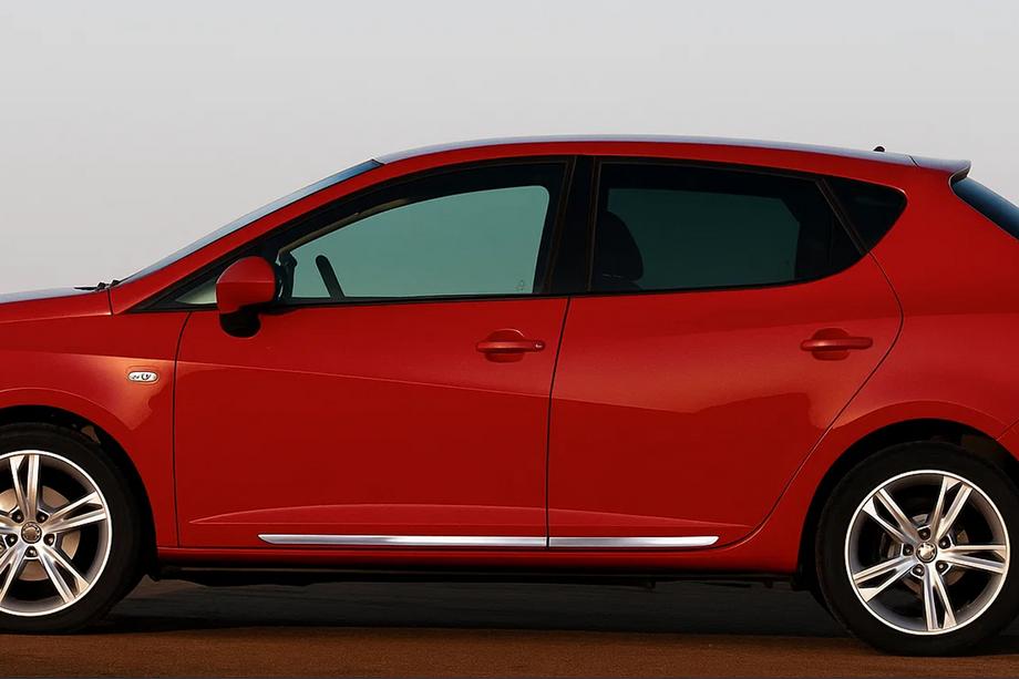 Seat Ibiza 2010-2017 рр. Молдинг дверної OmsaLine (4 шт., нерж.) Image