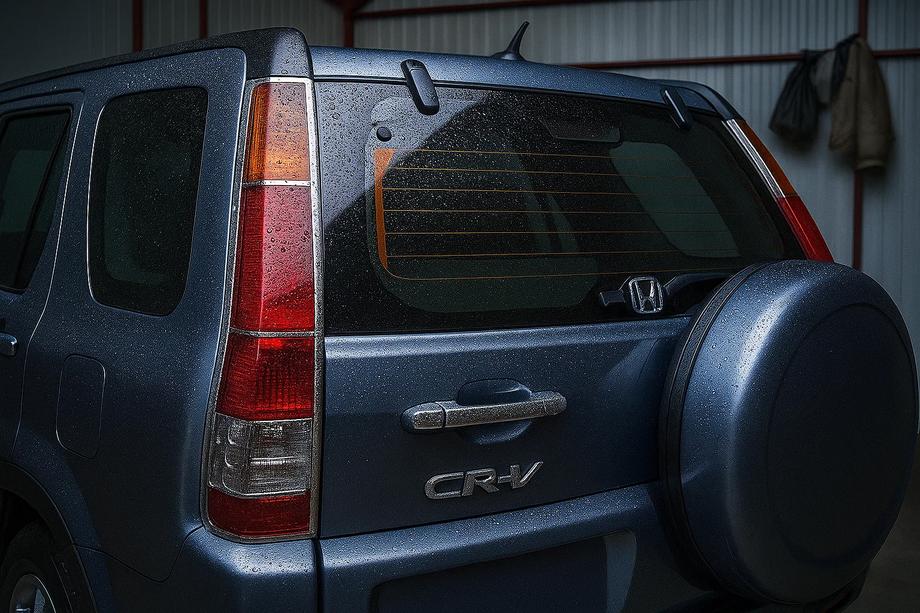 Honda CRV 2001-2006 рр. Накладки на стопи (2 шт., пласт) Image