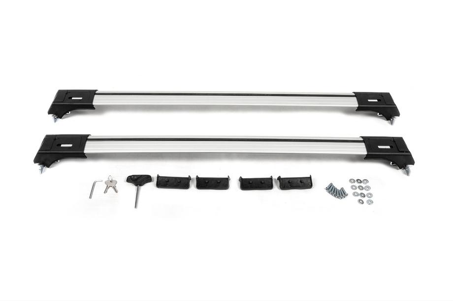 Honda CRV 2012-2016 рр. Поперечний багажник на інтегровані рейлінги Skybar Special (2 шт) Сірий Фото 7