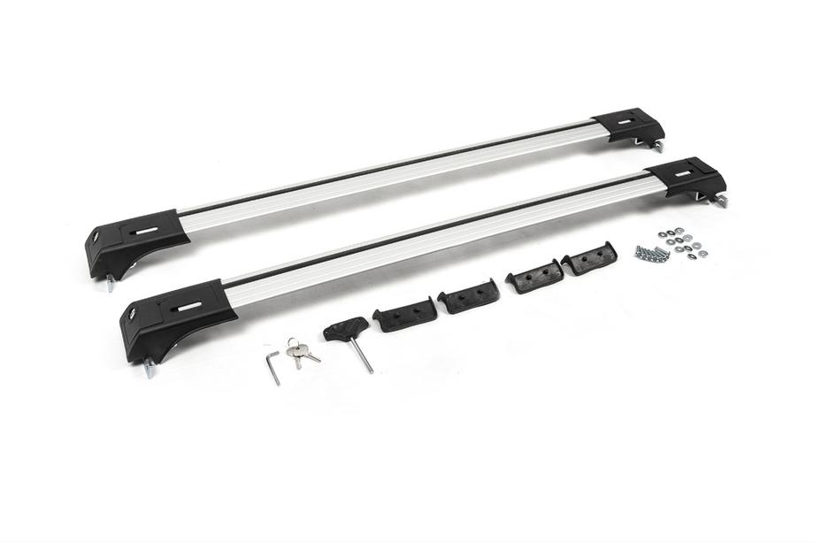 Honda CRV 2012-2016 рр. Поперечний багажник на інтегровані рейлінги Skybar Special (2 шт) Сірий Фото 8