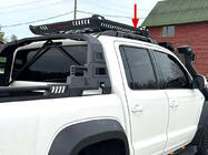 Volkswagen Amarok 2010-2022 рр. Рейлінги Skyport Black фото 4