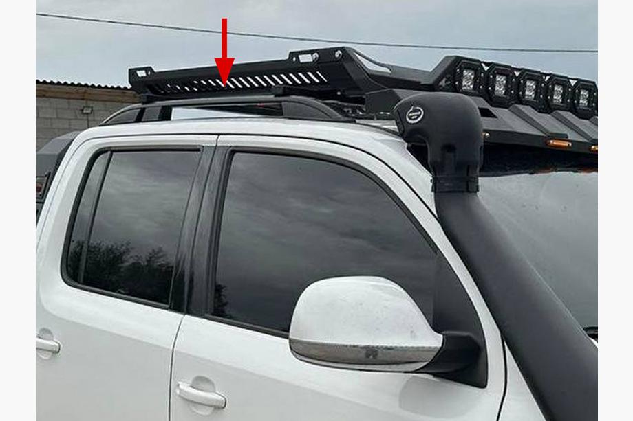 Volkswagen Amarok 2010-2022 рр. Рейлінги Skyport Black Image